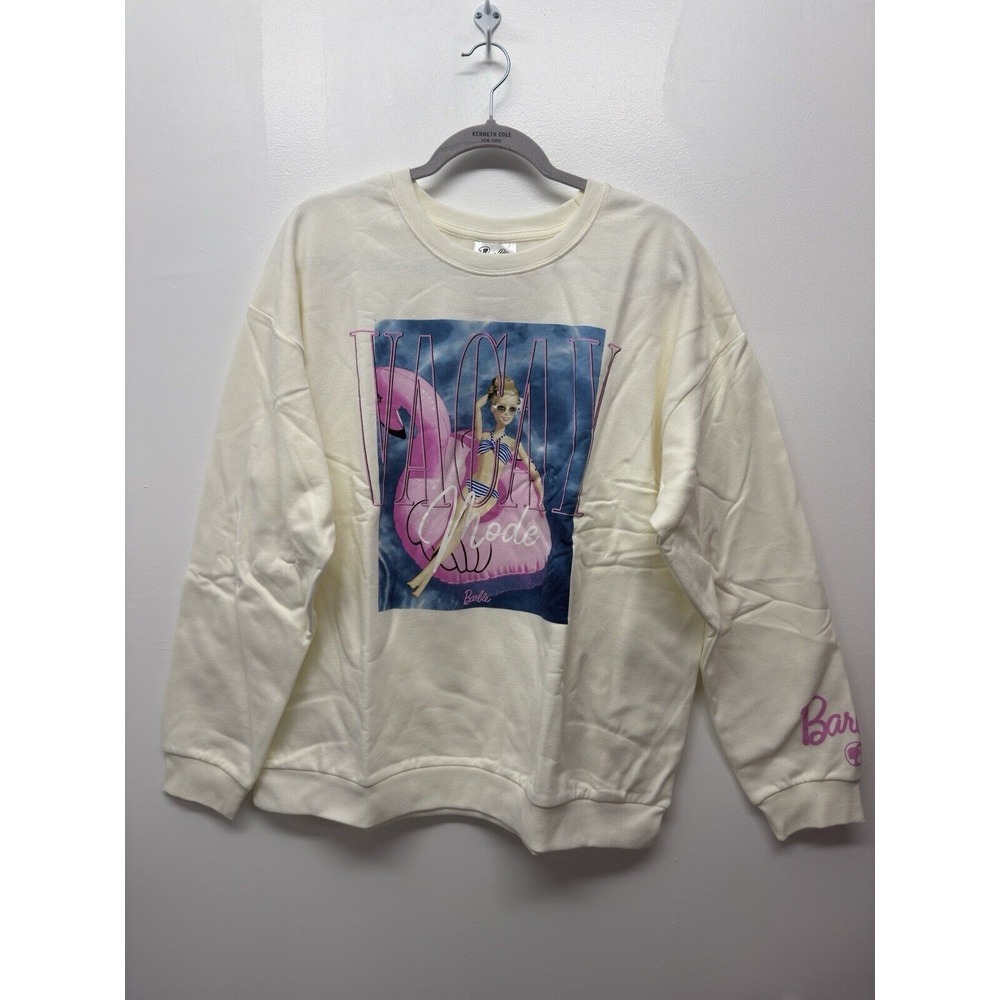 Barbie Vacay Mode Sweatshirt Size 1X Pullover Crew Neck Top New‎ #31